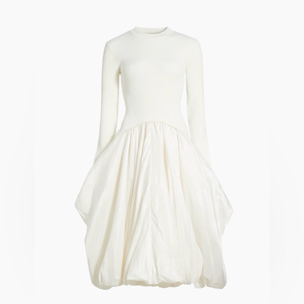 Simkhai Kenlie Ivory Midi Dress - Picture 2 of 6